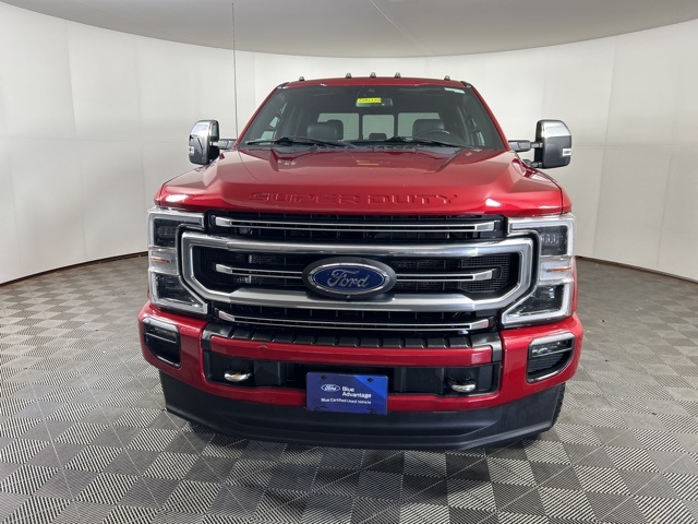Certified 2021 Ford F-350 Super Duty Platinum with VIN 1FT8W3BT2MED63628 for sale in Shakopee, Minnesota