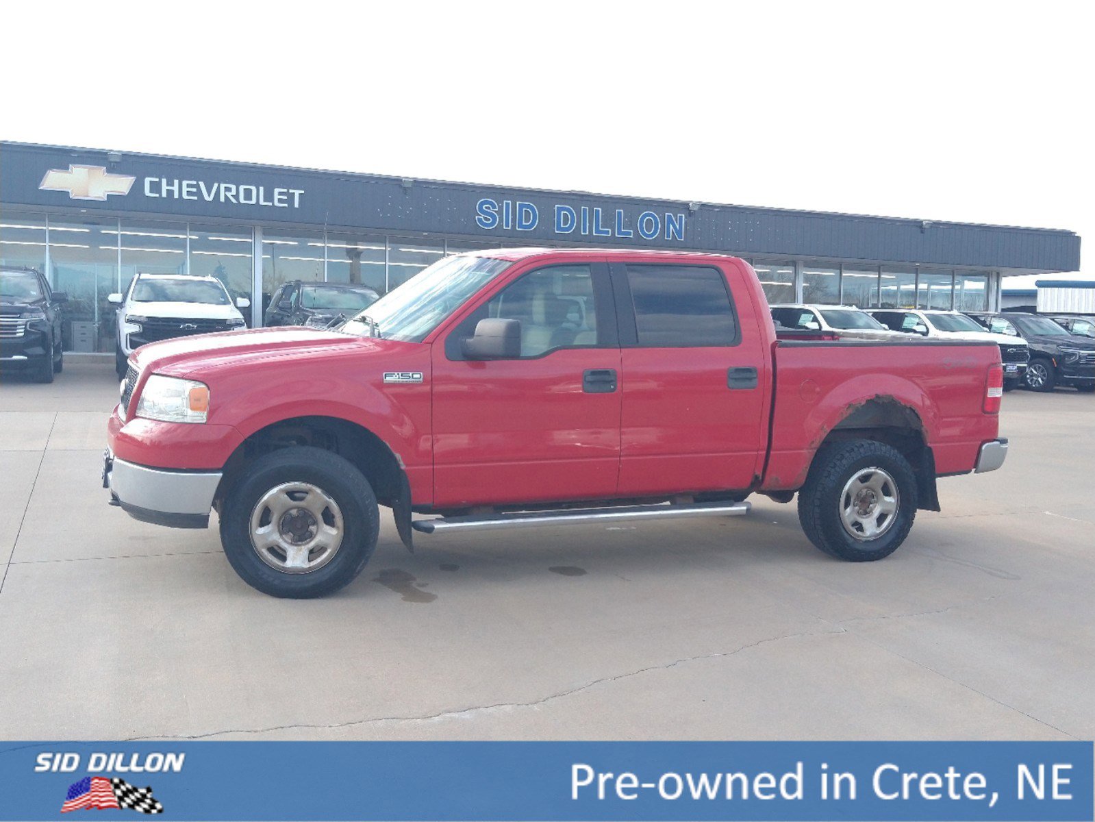 Pre-Owned 2005 Ford F-150 Lariat Crew Cab in Lincoln #8F5091B 