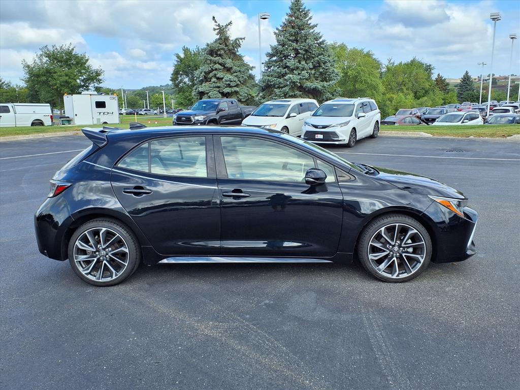 Certified 2019 Toyota Corolla Hatchback XSE with VIN JTNK4RBE8K3026045 for sale in Burnsville, Minnesota