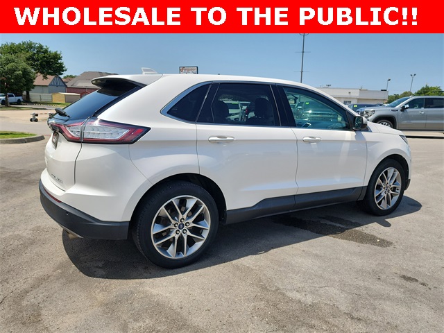 Used 2015 Ford Edge Titanium with VIN 2FMTK3K87FBC41844 for sale in Broken Arrow, OK