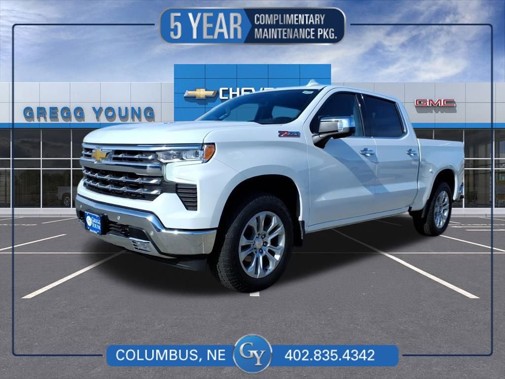 New 2025 Chevrolet Silverado 1500 LTZ Crew Cab Summit White for