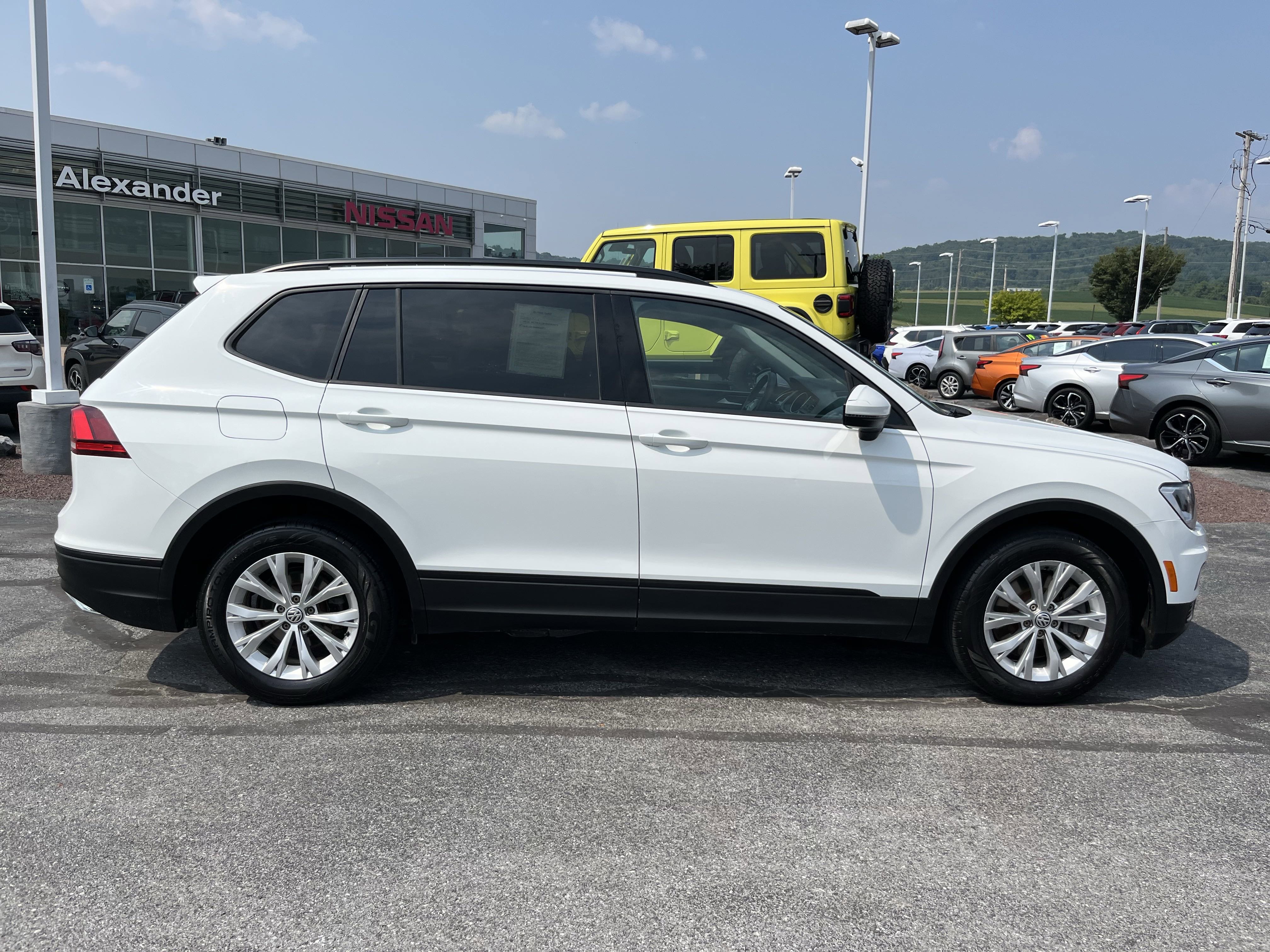 Used 2018 Volkswagen Tiguan S with VIN 3VV0B7AX6JM087031 for sale in Muncy, PA