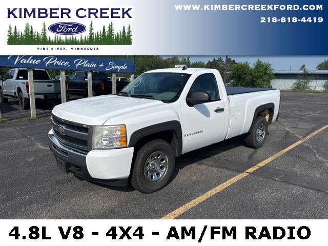 Used 2009 Chevrolet Silverado 1500 Work Truck with VIN 1GCEK14C99Z229067 for sale in Pine River, Minnesota