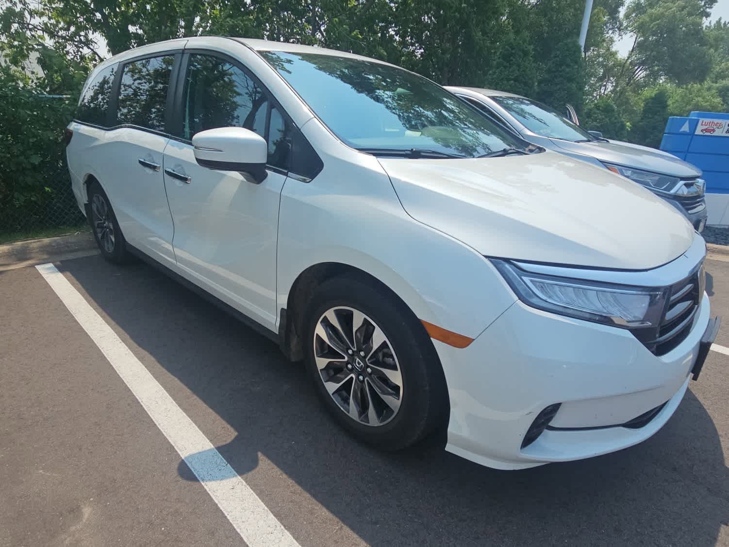 Certified 2022 Honda Odyssey EX-L with VIN 5FNRL6H7XNB064462 for sale in Hopkins, Minnesota