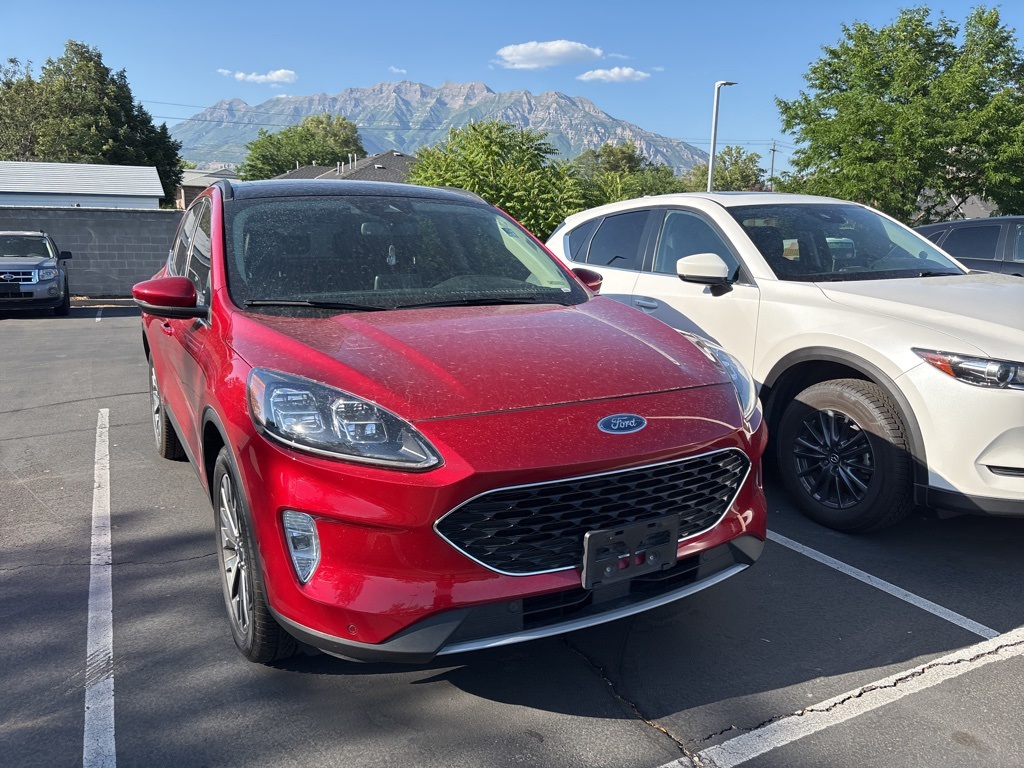 Used 2020 Red Ford Titanium image 1