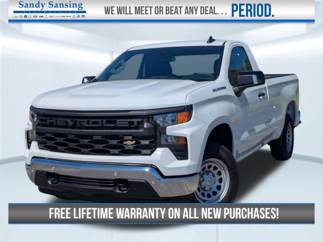 ღページ New 2025 Chevrolet Silverado 1500 WT Regular Cab in Grand