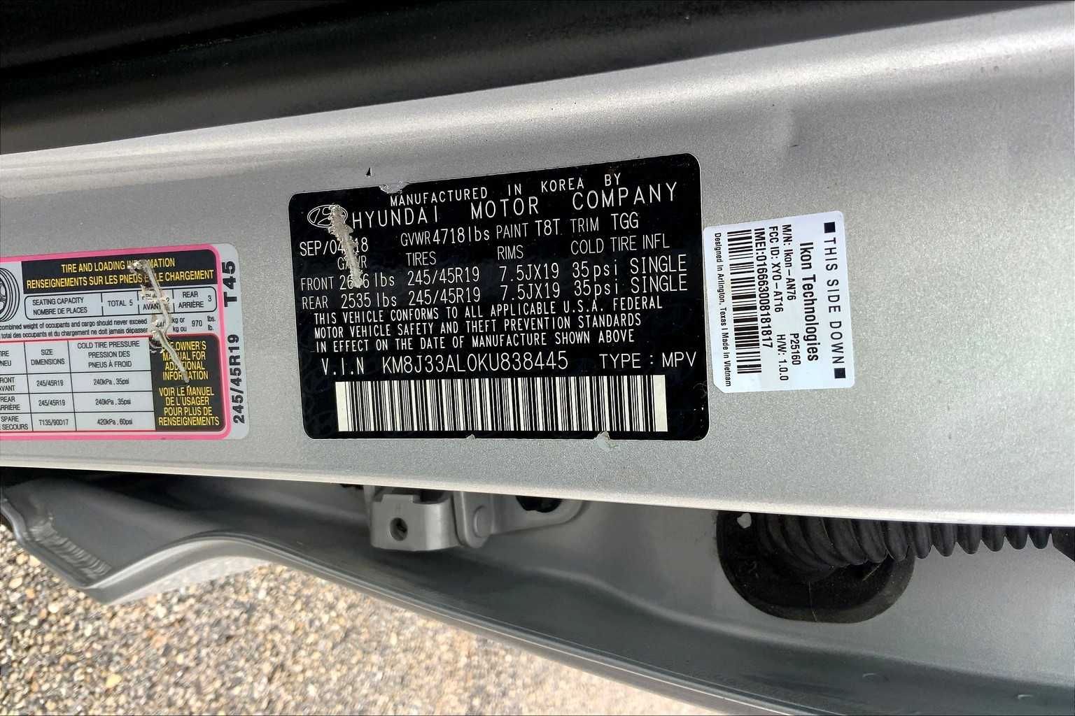 2019 Hyundai Tucson Sport photo 31