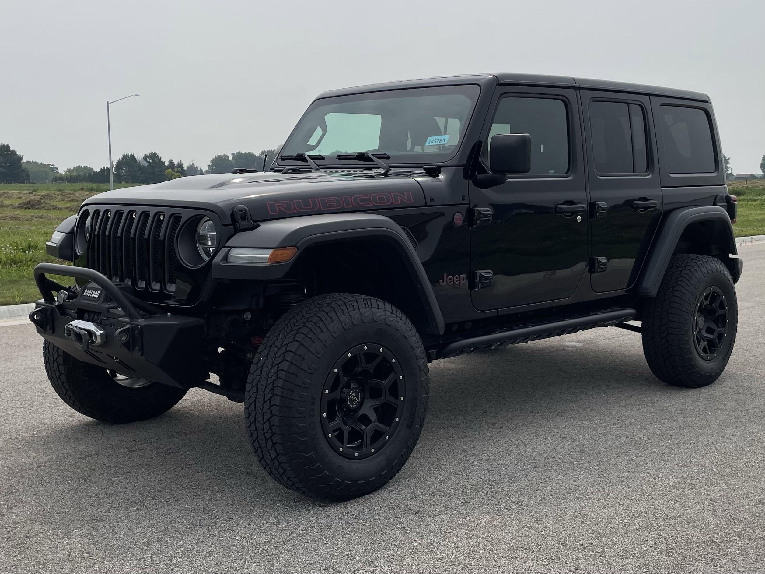 Used 2018 Jeep All-New Wrangler Unlimited Rubicon with VIN 1C4HJXFG1JW106677 for sale in Saint Charles, Minnesota