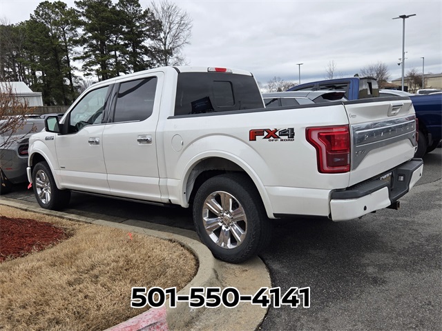 Used 2017 Ford F-150 Platinum with VIN 1FTEW1EG0HFA64029 for sale in Little Rock