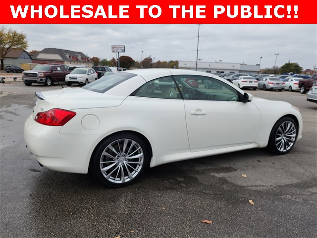 Used 2013 INFINITI G Convertible  with VIN JN1CV6FE0DM772505 for sale in Broken Arrow, OK