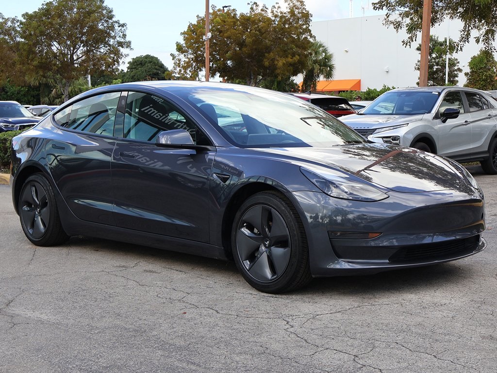 Used 2023 Tesla Model 3 Base with VIN 5YJ3E1EA6PF399515 for sale in Miami, FL