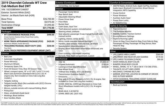 2019 Chevrolet Colorado