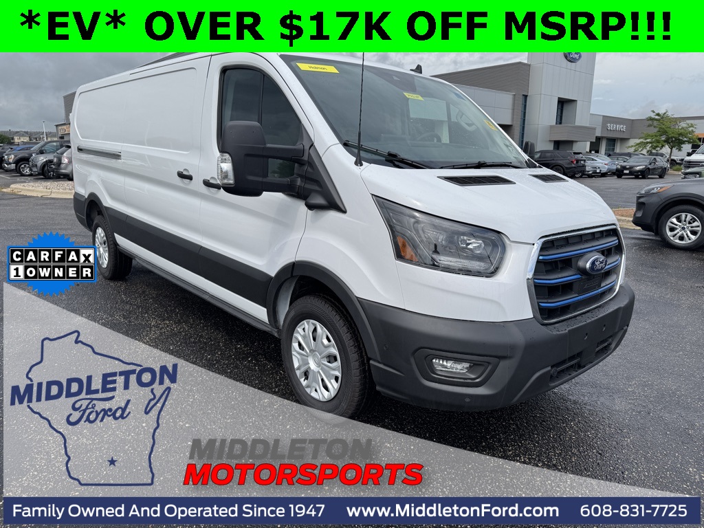 Used 2025 Ford E-Transit Cargo Van Base with VIN 1FTBW1YM5SKA13080 for sale in Middleton, WI