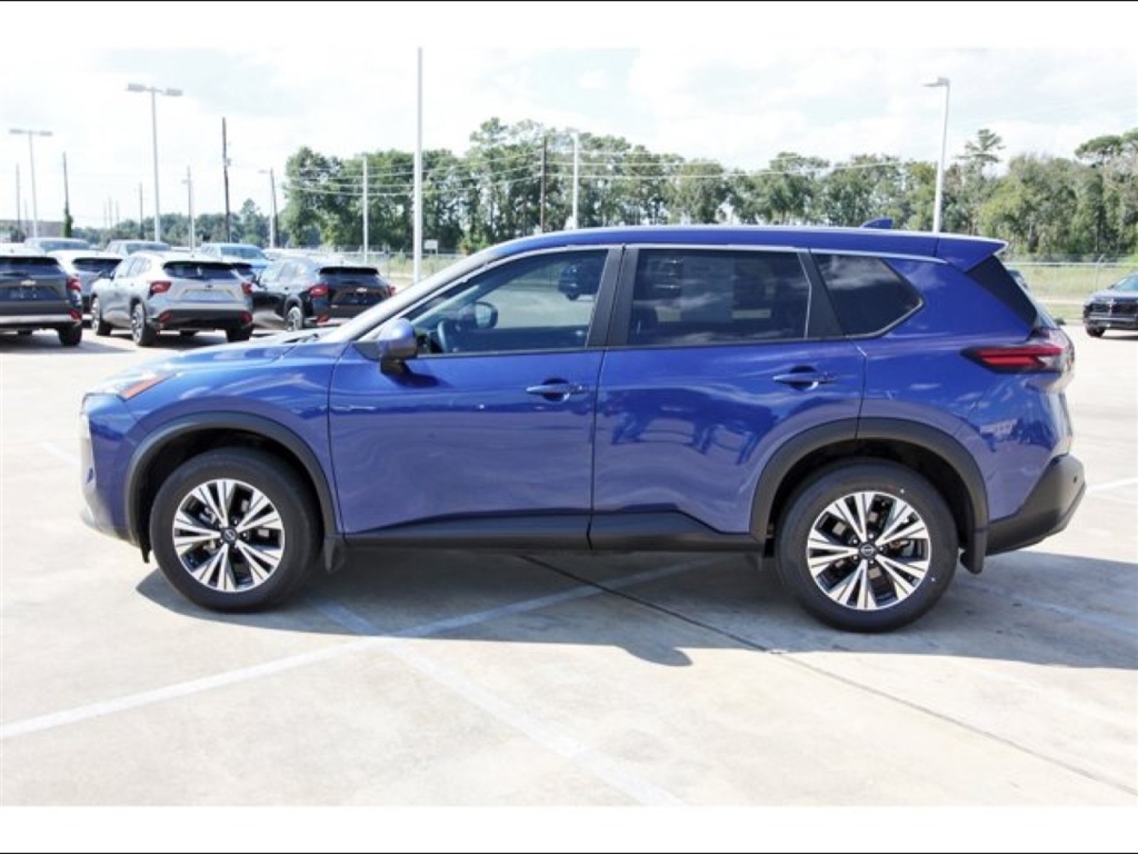 2023 Nissan Rogue SV Blue at Robbins Nissan