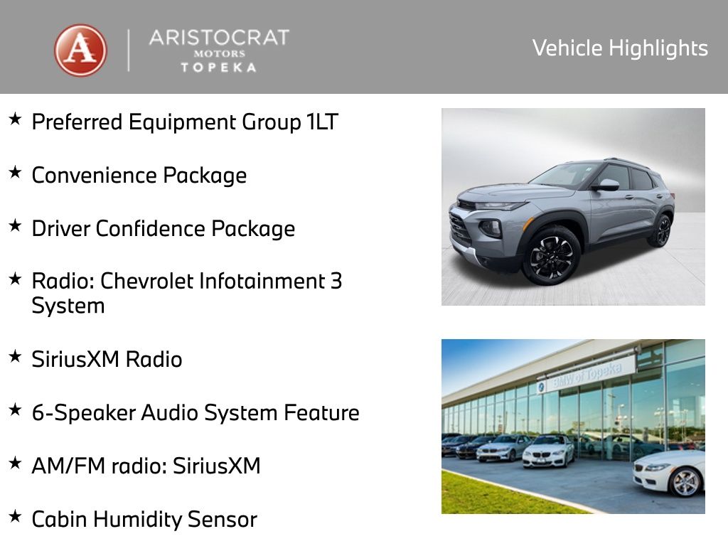 Used 2023 Chevrolet TrailBlazer LT with VIN KL79MPSL1PB157253 for sale in Kansas City