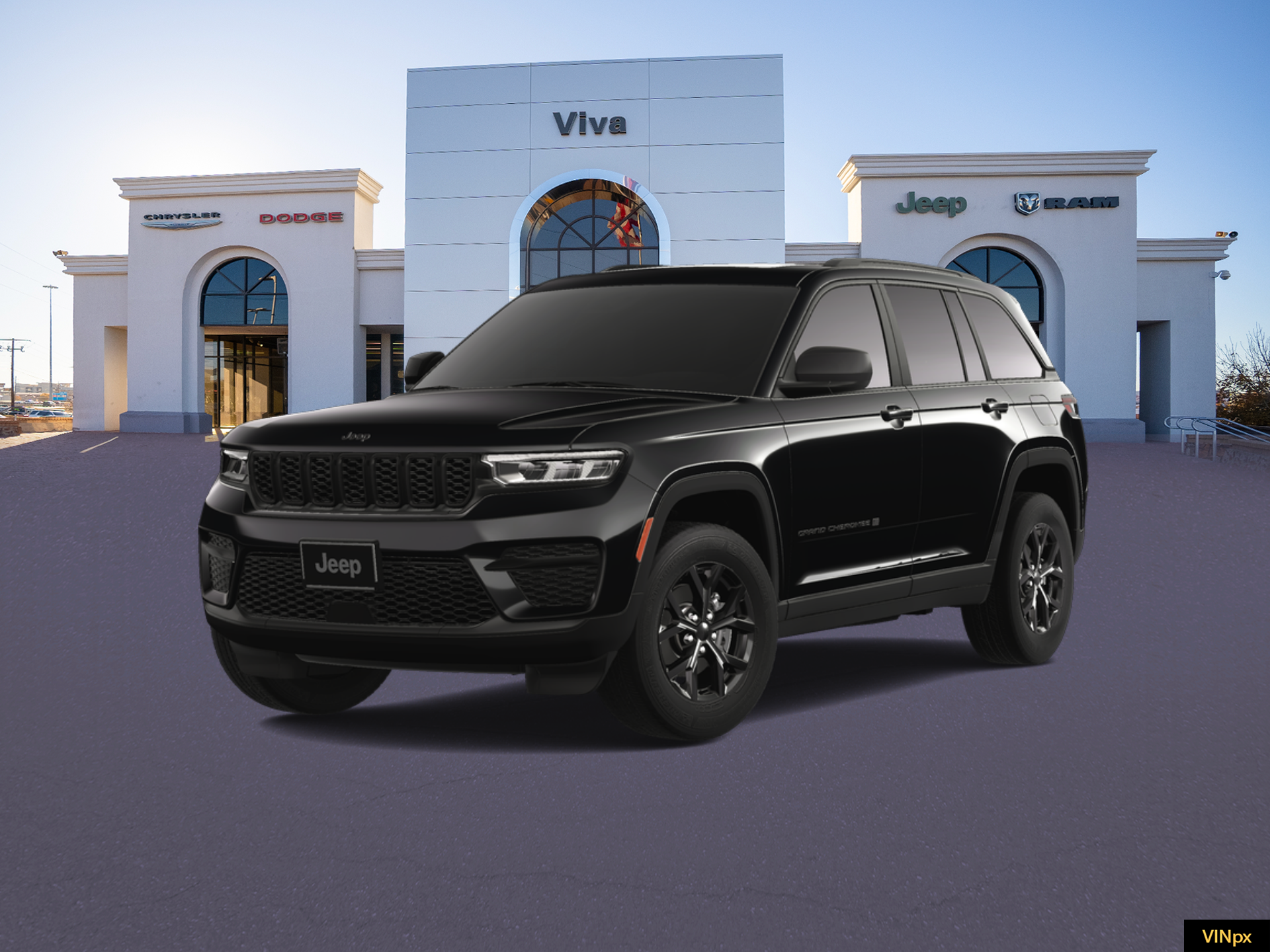 New 2025 Diamond Black Crystal Pearl-Coat Exterior Paint Jeep Altitude X image 1