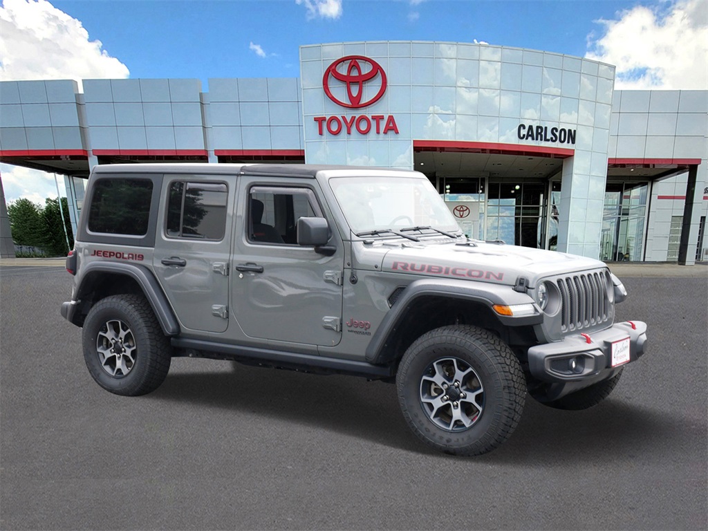 Used 2019 Jeep Wrangler Unlimited Rubicon with VIN 1C4HJXFG4KW612053 for sale in Minneapolis, Minnesota