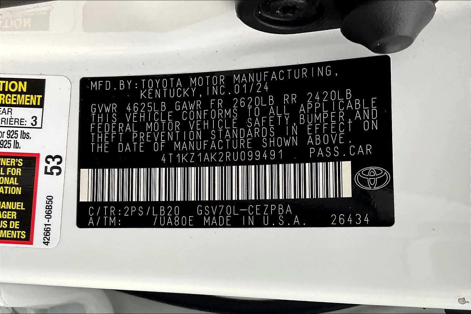 2024 Toyota Camry XSE V6 photo 33