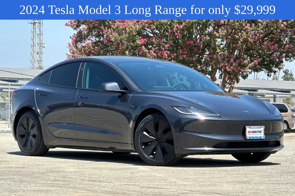 Used 2024 Tesla Model 3 Base with VIN 5YJ3E1EA4RF833305 for sale in Chino, CA