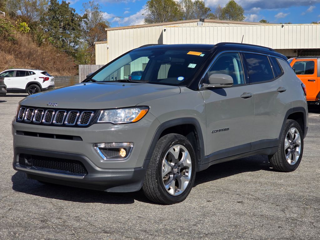 Used 2021 Jeep Compass Limited with VIN 3C4NJDCB0MT579619 for sale in Marion, NC