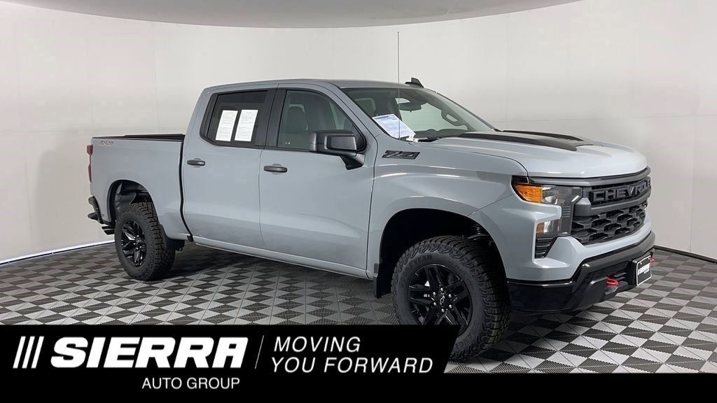 Used 2024 Gray Chevrolet Custom Trail Boss image 1