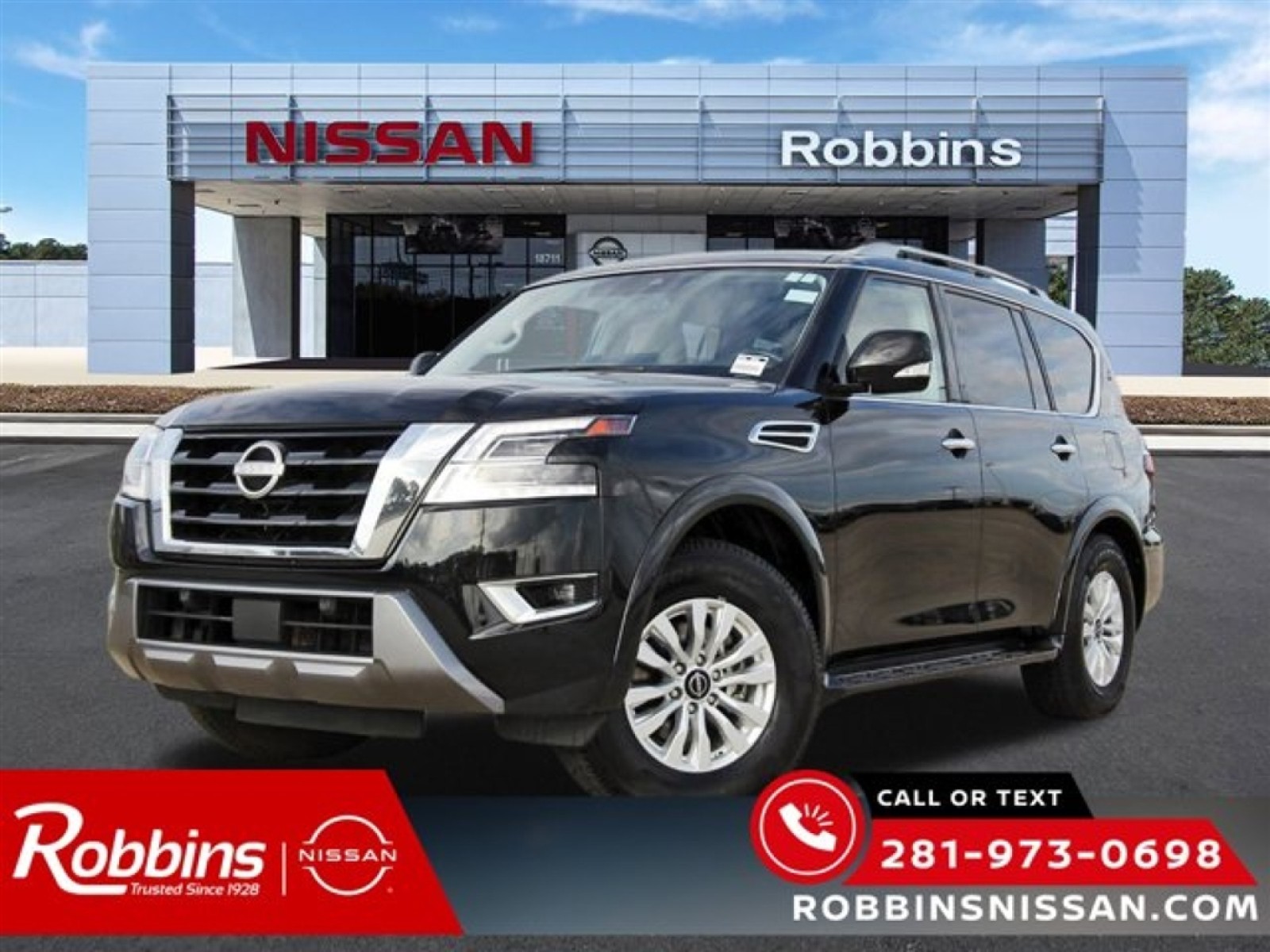 2024 Nissan Armada SV Black at Robbins Nissan