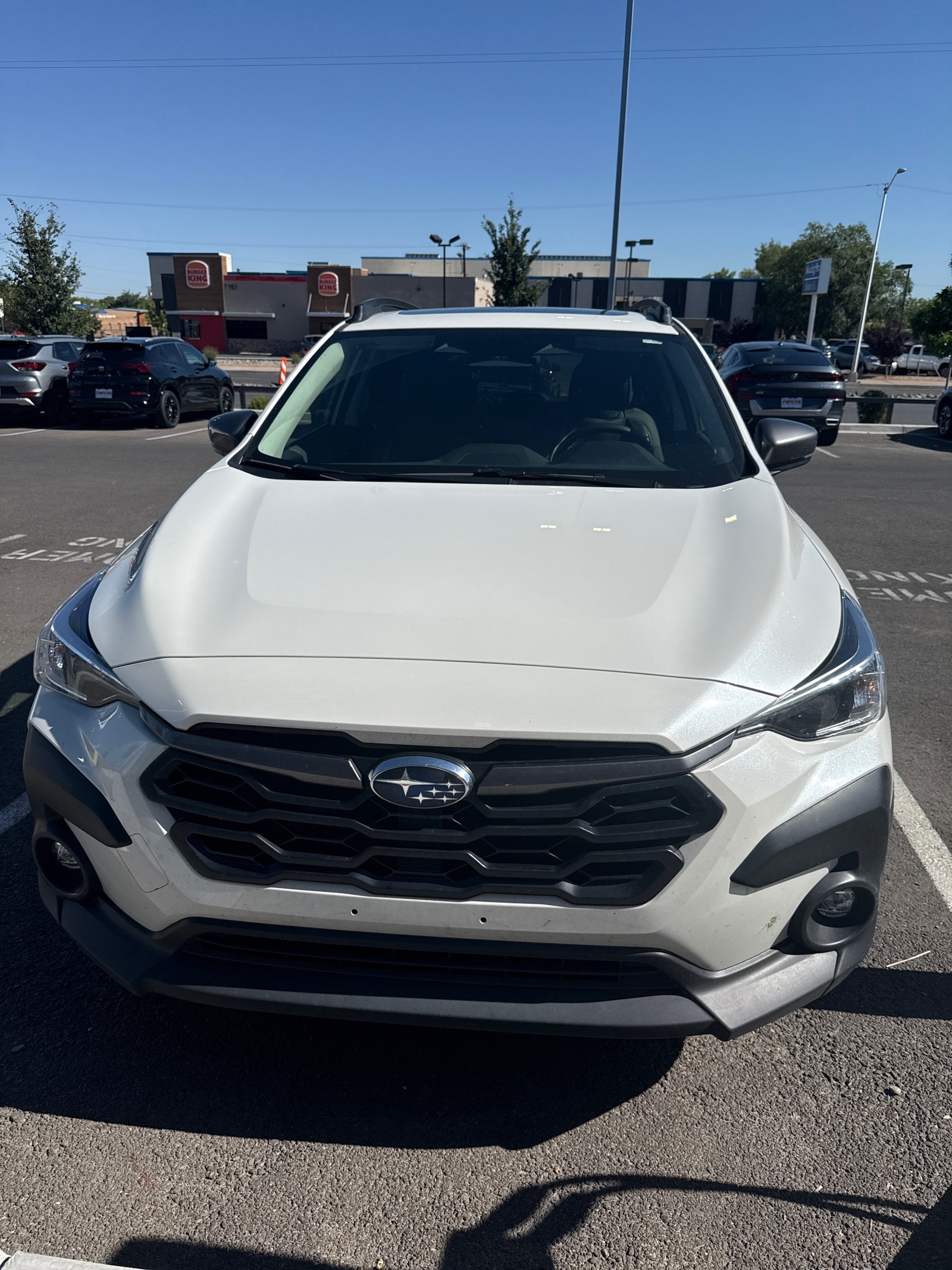 Used 2024 Crystal White Pearl Subaru Premium image 1
