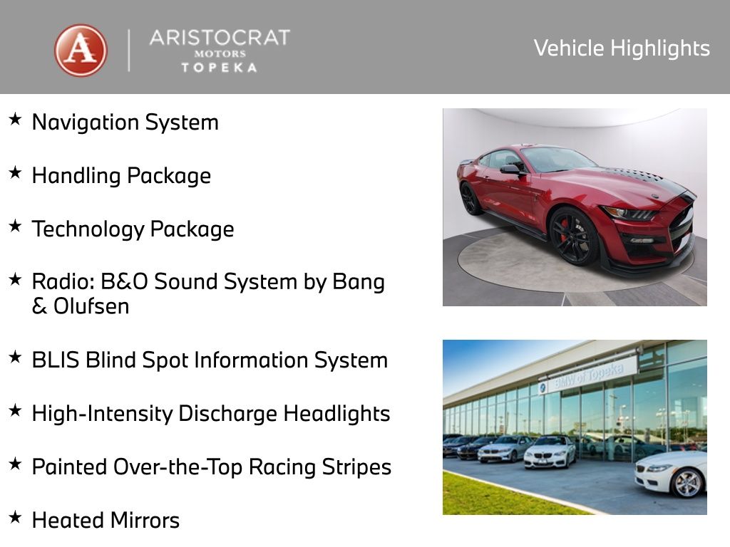 Used 2020 Ford Mustang Shelby GT500 with VIN 1FA6P8SJ2L5505786 for sale in Kansas City