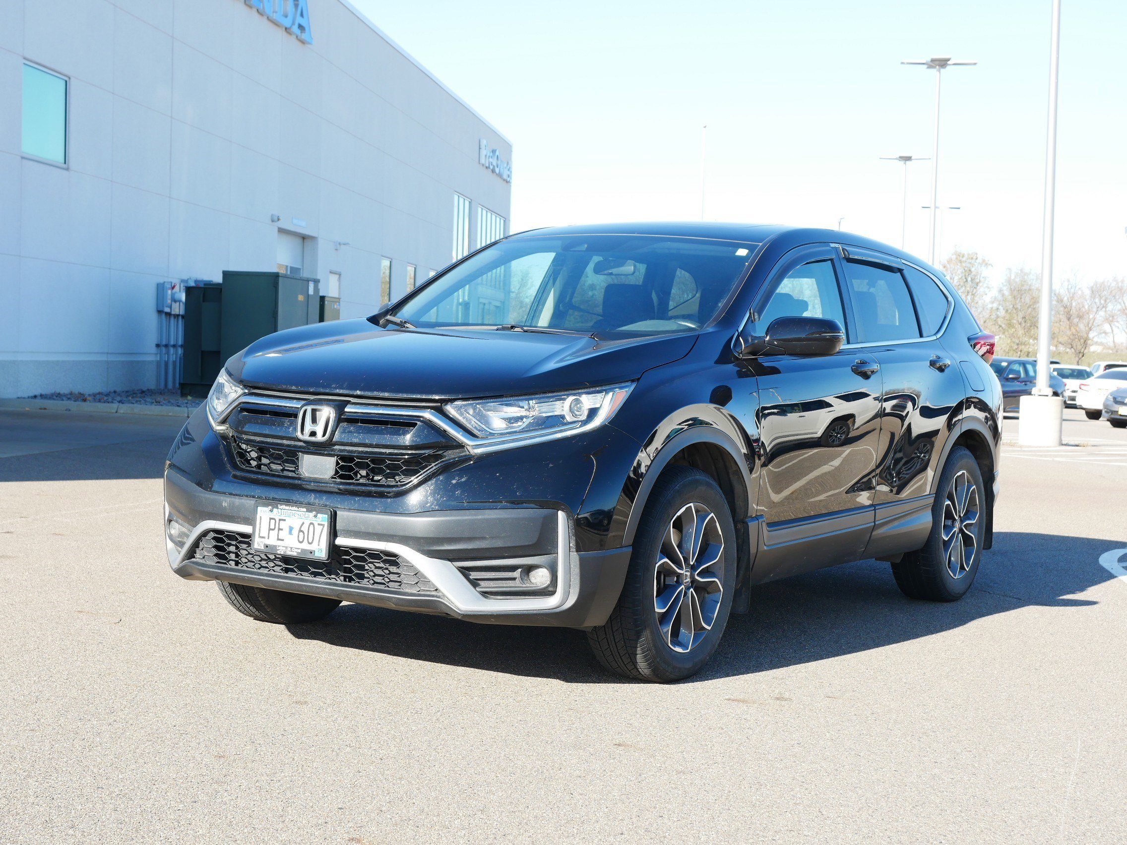 Used 2022 Honda CR-V EX with VIN 2HKRW2H52NH637158 for sale in Waite Park, Minnesota