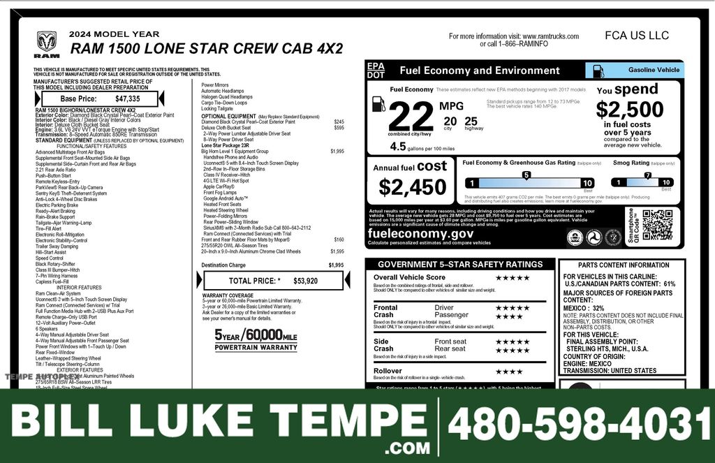 2024 RAM 1500 Big Horn's photo