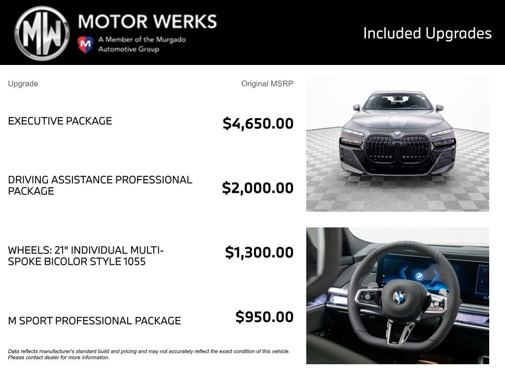 New 2025 Dravit Grey Metallic BMW 760i xDrive image 4