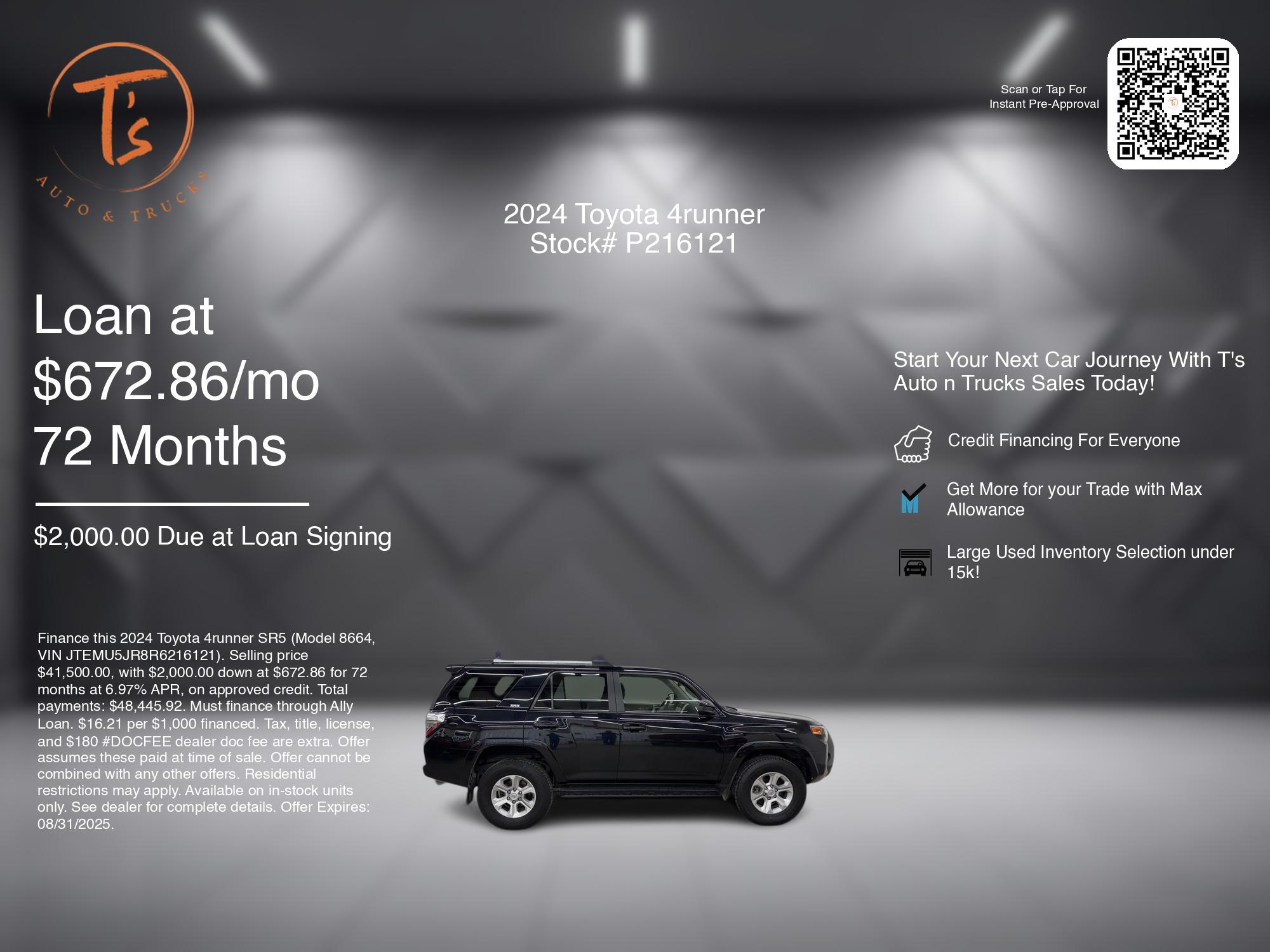 2024 Toyota 4Runner SR5 photo 3