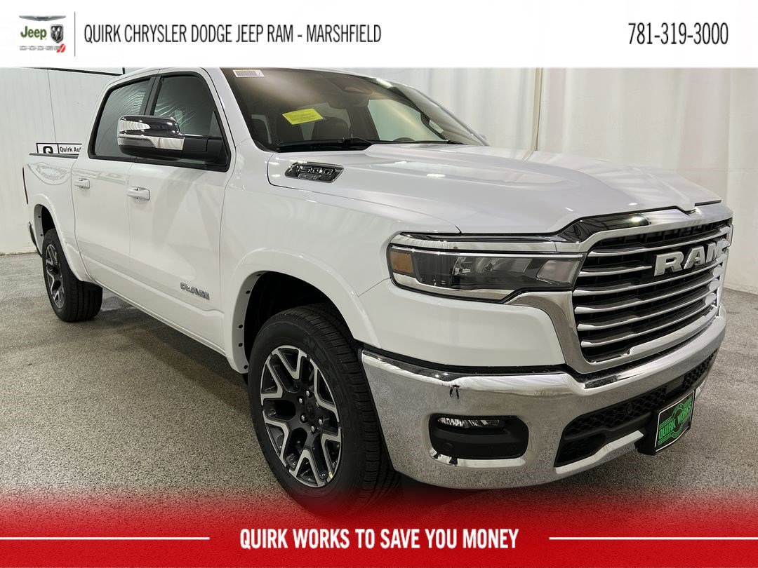 New 2025 Bright White Clearcoat Ram Laramie image 1