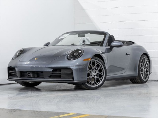 ◆PAES◆ Slide 01 Silver New 2025 Porsche 911 Carrera Convertible in Vaughan #P22296