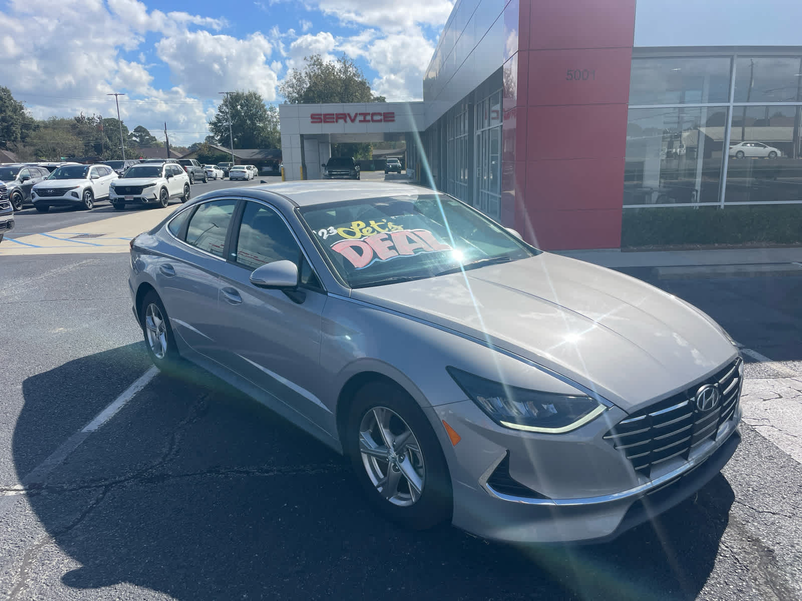 Used 2023 Hyundai Sonata SE with VIN KMHL24JAXPA276613 for sale in Broussard, LA