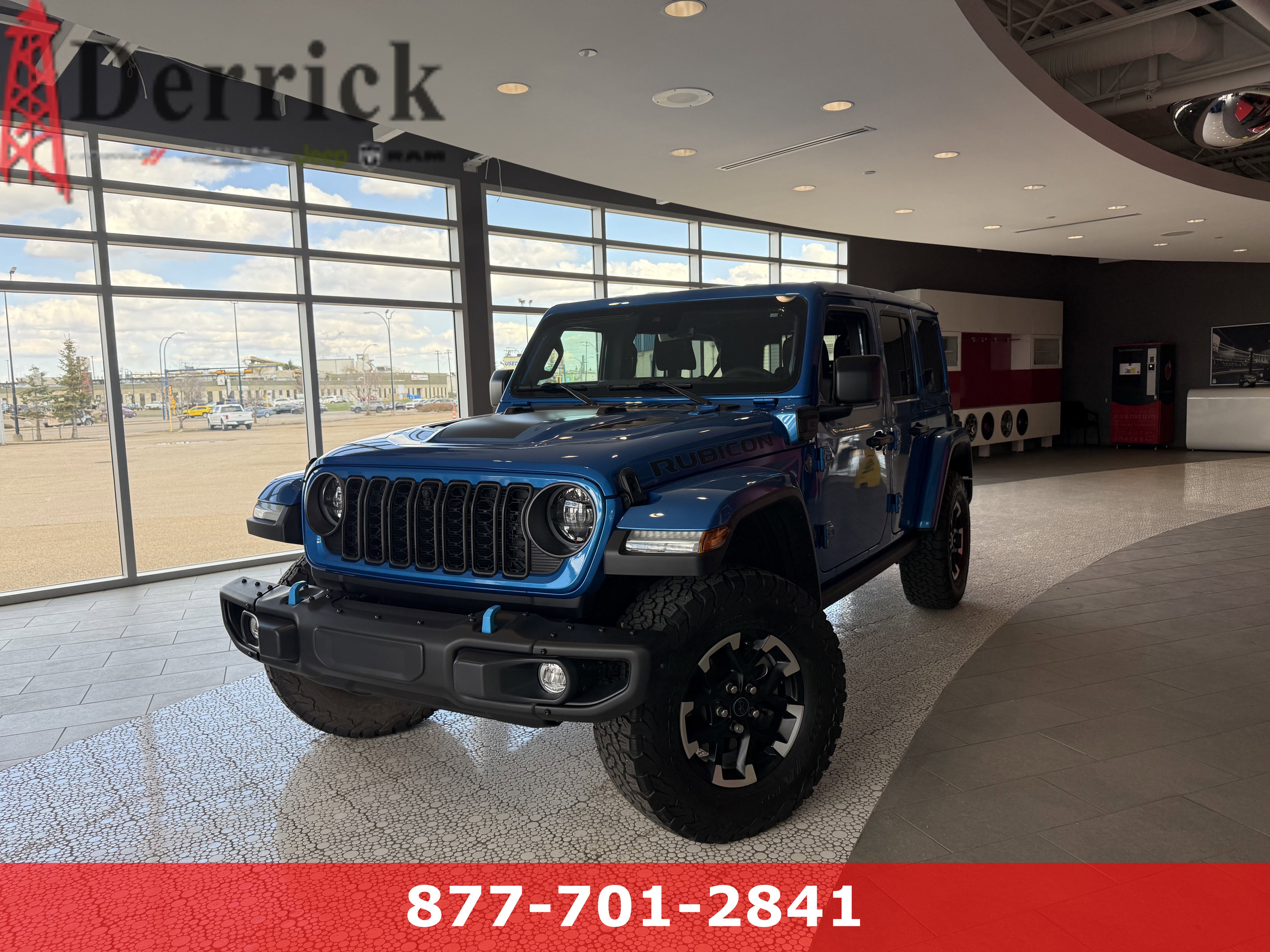 Used 2024 Hydro Blue Pearl Jeep Rubicon X image 1