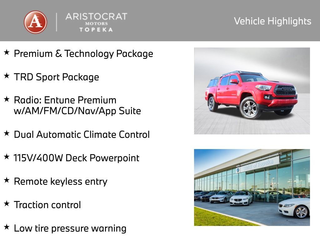 Used 2016 Toyota Tacoma TRD Sport with VIN 5TFCZ5AN7GX027384 for sale in Kansas City