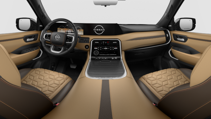 2026 Nissan Armada Platinum Reserve Red at Robbins Nissan