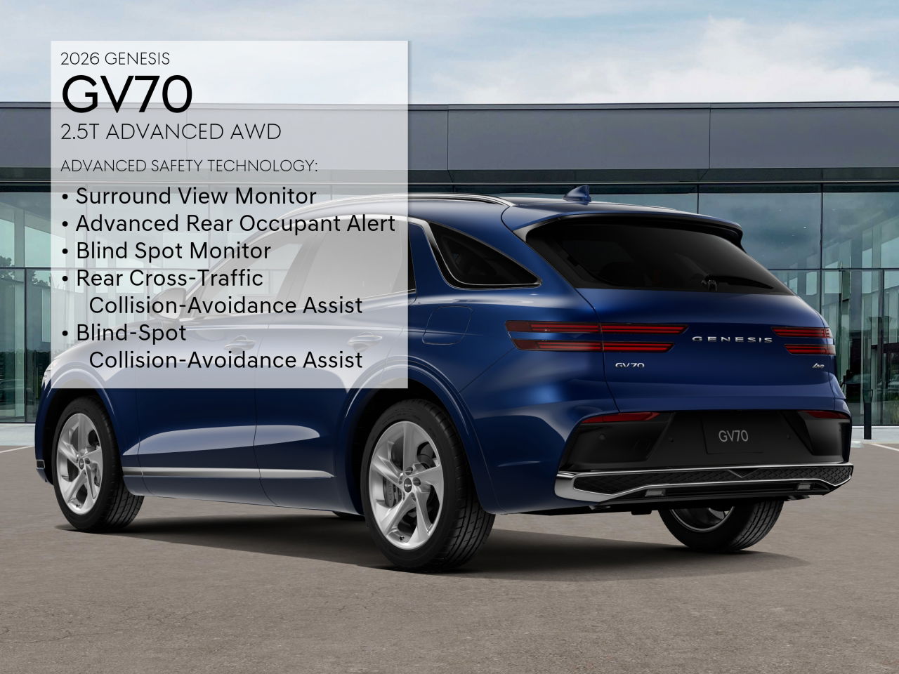 2026 Genesis GV70 2.5T Advanced photo 7