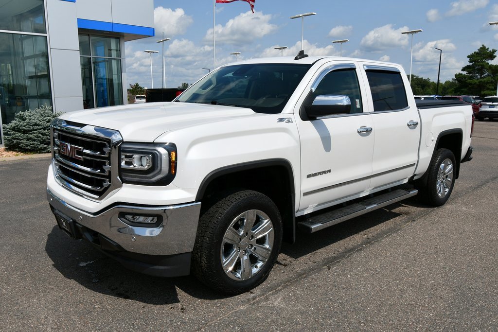Used 2018 GMC Sierra 1500 SLT with VIN 3GTU2NEC9JG550841 for sale in North Branch, Minnesota