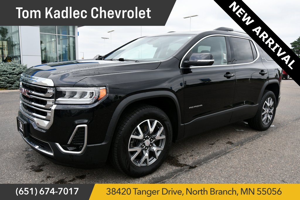Certified 2023 GMC Acadia SLT with VIN 1GKKNULS9PZ238213 for sale in North Branch, Minnesota