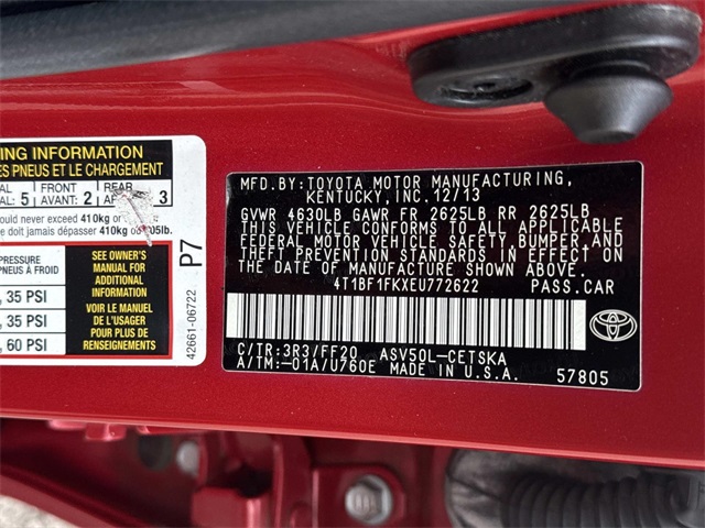 2014 Toyota Camry L photo 27