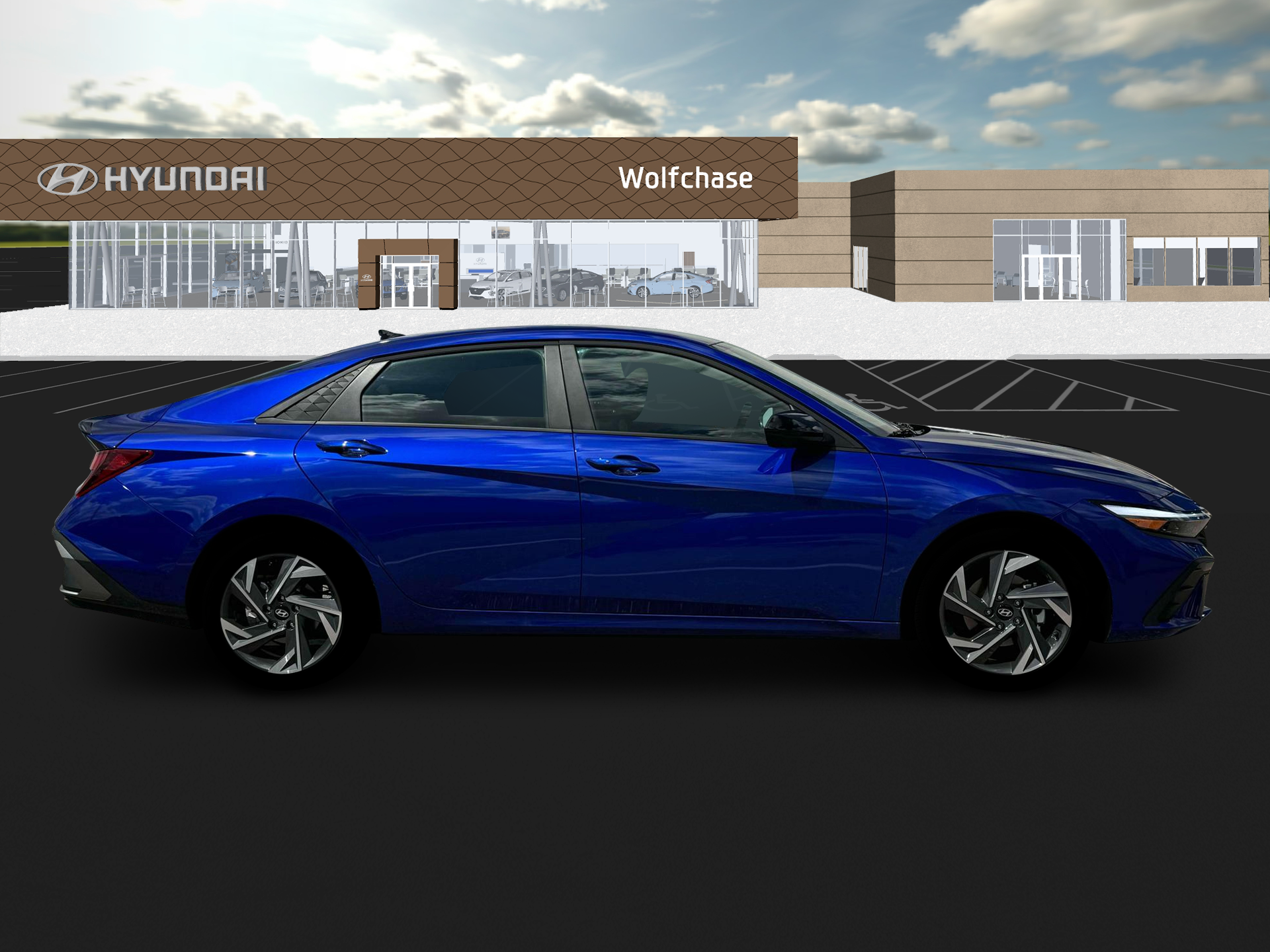 New 2025 Blue Hyundai SEL Sport image 9
