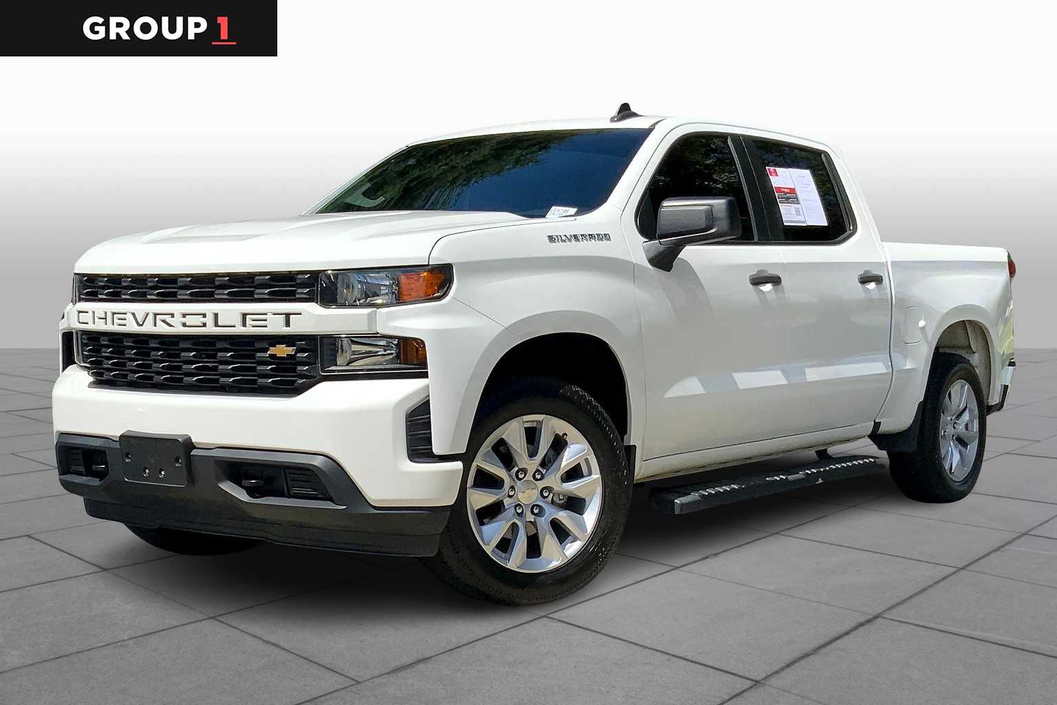 Pre-Owned 2020 Chevrolet Silverado 1500 Custom 4WD Crew Cab 147 in
