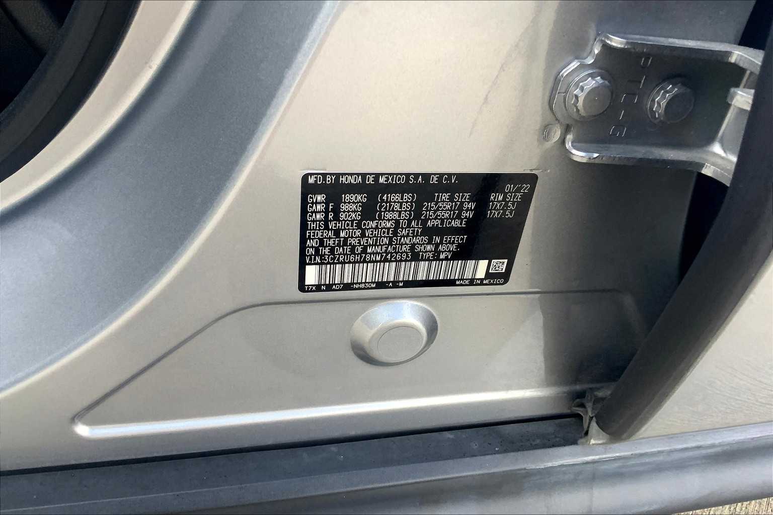 2022 Honda HR-V EX-L photo 30