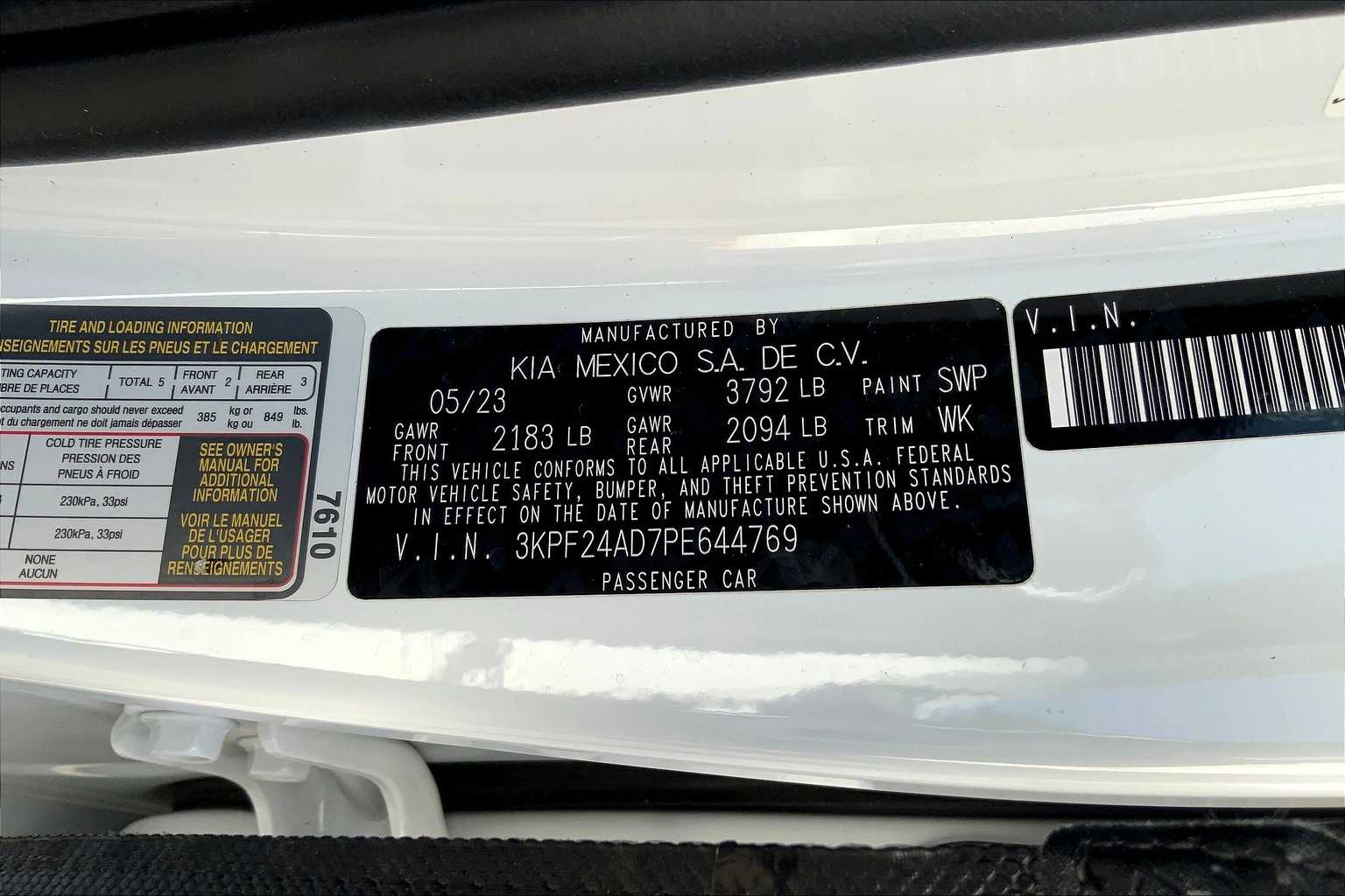 2023 Kia Forte LXS photo 27
