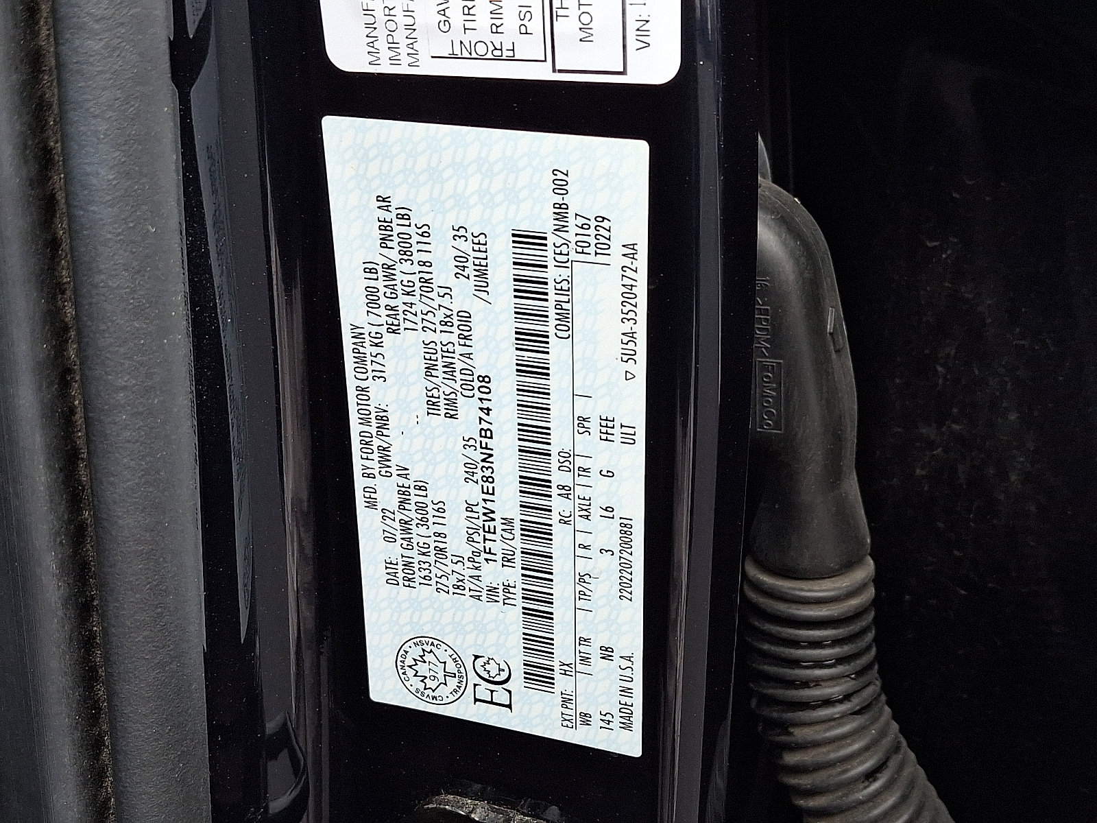 2022 Ford F-150 Tremor photo 11