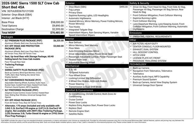 2026 GMC Sierra 1500 SLT's photo