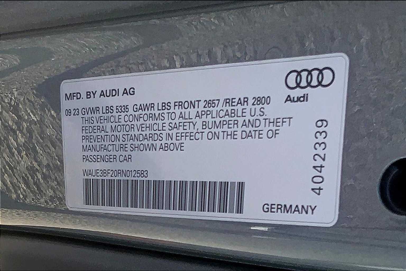 2024 Audi A6 Quattro Premium Plus photo 31