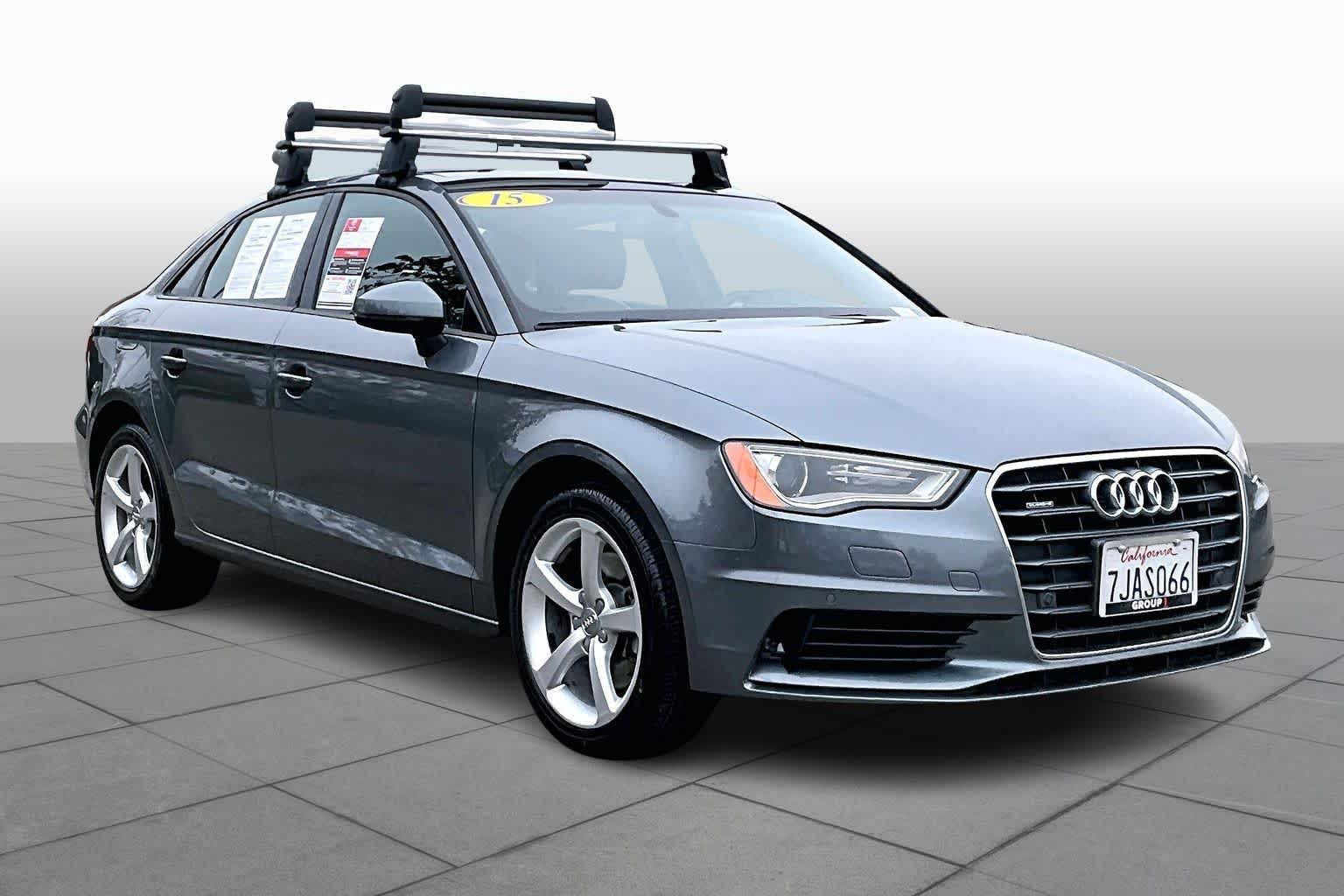 Used 2015 Audi A3 Sedan Premium with VIN WAUBFGFFXF1062680 for sale in Folsom, CA